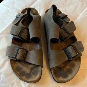 Birkenstock sandals, blue size 38
